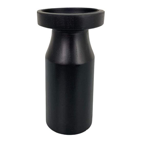 Portavelas-Pavel-10.5X10.5X20.5Cm-Negro-lado-1