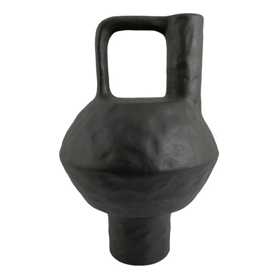 Florero-Jack-23X23X33.5Cm-Negro-Ceramica-lado-1